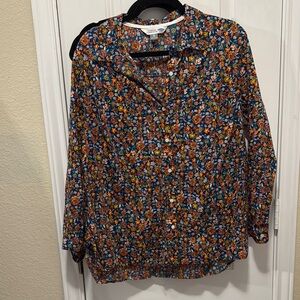 Floral Multicolor Women's Top